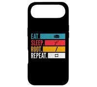 Eat Sleep Root Repeat Linux Coder Git Open Source Hacker Coque pour iPhone Air