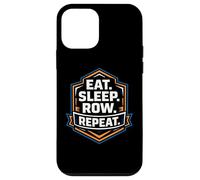 Eat Sleep Row Repeat Funny Rowing Crew Team Practice Rower Coque pour iPhone 12 Mini