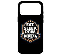 Eat Sleep Row Repeat Funny Rowing Crew Team Practice Rower Coque pour iPhone 17 Pro Max