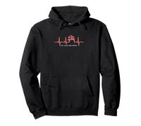 Eat Sleep Run Repeat Track Haidles Athletics Runner Sweat à Capuche