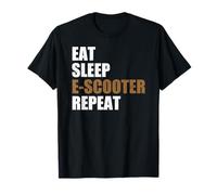 Eat Sleep Scooter Repeat I Electric Scooter T-Shirt