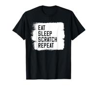 Eat Sleep Scratch Repeat | Ticket de loterie à gratter T-Shirt