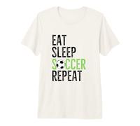 Eat Sleep Soccer Repeat Cool Sport Player Training Team T-Shirt Haut de Gamme
