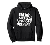 Eat Sleep Soccer Repeat Girl, Garçon, Enfant, Femme, Homme, Jeunesse Sweat à Capuche