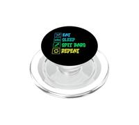 Eat Sleep Spit Bars, Rappeur Hip hop récurrent PopSockets PopGrip pour MagSafe