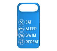 Eat Sleep Swim Repeat Cool Garçons Filles Natation Nageur Coque pour iPhone Air