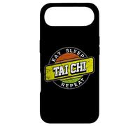 Eat Sleep Tai Chi Repeat Badge Style Tai Chi Coque pour iPhone Air
