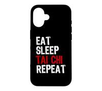 Eat Sleep Tai Chi Repeat! / Design Amusant pour étudiant de Tai Chi Coque pour iPhone 16