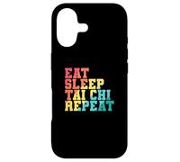 Eat Sleep Tai Chi Repeat Taijiquan Mouvement Coque pour iPhone 17