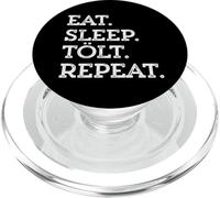 Eat Sleep Tölt Repeat Cadeau de Cheval islandais Pony Island PopSockets PopGrip pour MagSafe