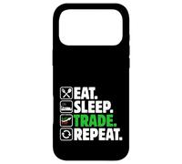 Eat Sleep Trade Repeat - Stock Trading Crypto Money Investisseur Coque pour iPhone 17 Pro Max