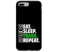 Eat Sleep Trade Repeat - Stock Trading Crypto Money Investisseur Coque pour iPhone 7 Plus/8 Plus