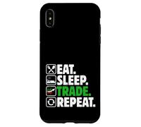 Eat Sleep Trade Repeat - Stock Trading Crypto Money Investisseur Coque pour iPhone XS Max