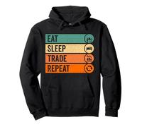 Eat Sleep Trade Repeat Sweat à Capuche