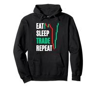 Eat Sleep Trade Repeat Sweat à Capuche