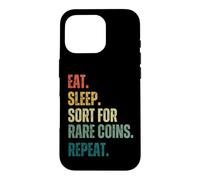Eat Sleep. Trier pour pièces rares répéter. drôle de Collection de pièces Coque pour iPhone 16 Pro