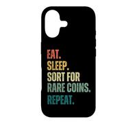 Eat Sleep. Trier pour pièces rares répéter. drôle de Collection de pièces Coque pour iPhone 17