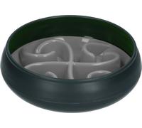 EAT SLOW LIVE LONGER Ecuelle anti-glissement pour chiens Tumble Gris