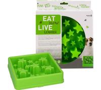 Eat Slow Live Longer Fournitures pour L'alimentation Manger Lent Vive Plus Longue Étoile Vert S