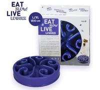 Eat Slow Live Longer Original - Taille: L, Couleur: Bleu
