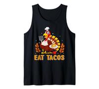 Eat Tacos Turkey Thanksgiving Thankful for Family Débardeur