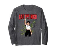 Eat The Rich Gauche Mouvement Humour Social Justice Manche Longue