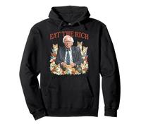 Eat The Rich Sanders Freedom Manifeste pour Le Service National américain Sweat à Capuche