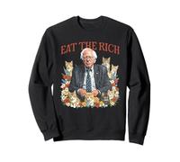 Eat The Rich Sanders Freedom Manifeste pour Le Service National américain Sweatshirt