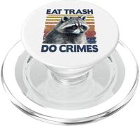 Eat Trash Do Crimes Raton Laveur PopSockets PopGrip pour MagSafe