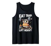Eat Trash Panda Lift Heavy Fat Raton Laveur Haltérophilie Gym Débardeur