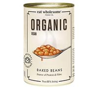Eat Wholesome Haricots Bio Cuits (Baked Beans), 400 g (Lot de 12)