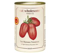 Eat Wholesome Tomates San Marzano DOP, 400g (Paquet De 12) - Naturellement Sucrées, Parfaites Pour Les Sauces Pâtes, Les Sauces Pizza Et Plus Encore, Végétalien, Revêtement Sans BPA