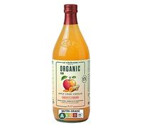 Eat Wholesome Vinaigre De Cidre De Pomme Biologique Curcuma Et Cannelle, 1L - Cru, Non Pasteurisé, Non Filtré, Avec La Mère, Végétalien, Bouteille En Verre, Emballage CO2 Neutre