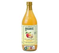 Eat Wholesome Vinaigre De Cidre De Pomme Biologique, Gingembre Et Curcuma, 1L - Cru, Non Pasteurisé, Non Filtré, Avec La Mère, Végétalien, Bouteille En Verre