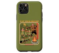 Eat Your Greens Bigfoot Sasquatch Retro Funny Adult Humor Coque pour iPhone 11 Pro