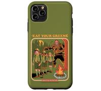 Eat Your Greens Bigfoot Sasquatch Retro Funny Adult Humor Coque pour iPhone 11 Pro Max