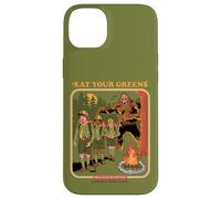 Eat Your Greens Bigfoot Sasquatch Retro Funny Adult Humor Coque pour iPhone 14 Plus