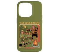Eat Your Greens Bigfoot Sasquatch Retro Funny Adult Humor Coque pour iPhone 14 Pro