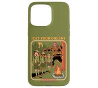 Eat Your Greens Bigfoot Sasquatch Retro Funny Adult Humor Coque pour iPhone 15 Pro Max