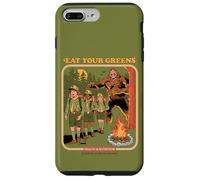 Eat Your Greens Bigfoot Sasquatch Retro Funny Adult Humor Coque pour iPhone 7 Plus/8 Plus