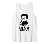 Eat Your Greens Funny Vegetable Débardeur