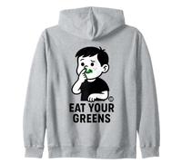 Eat Your Greens Funny Vegetable Sweat à Capuche