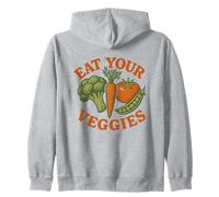 Eat Your Veggies Retro Garden Design - Végétalien à base de plantes Sweat à Capuche