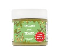 EATALIAN BY AMZ BETTER Crème de pistache végétalienne sans sucres ajoutés, crème à tartiner végétalienne, idéale sur du pain, parfaite avec de la glace et pour Dubai Chocolate, 200 g