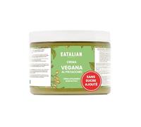 EATALIAN BY AMZ BETTER Crème de pistache végétalienne sans sucres ajoutés, crème à tartiner végétalienne, idéale sur du pain, parfaite avec de la glace et pour Dubai Chocolate, 500g Made in Italy