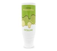 EATALIAN by AMZ BETTER Topping au Goût de Pistache, Crème Sucrée Protéinée en Squeezer de 500 gr, Made in Italy, Sauce Pistache Idéale pour Décorer Glaces, Desserts et Dubai Chocolate