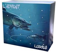 EATAN Boîte Surprise de pêche de Noël 2024, L’Advent’Lures 2024, Jours de leurres Surprises, Ensemble de matériel de pêche, Cadeau de Calendrier de l’Avent pour leurres (Brochet) (Brochet)