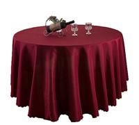 EATAN Nappe de Table Nappe Ronde Maison Restaurant Mariage Cérémonie Vin Rouge Carré:120 * 160cm