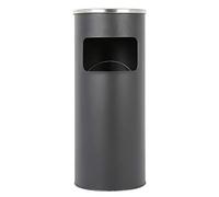 EATAN Poubelle Cendrier sur Pied Extérieur avec Poubelle Seau Intérieur 30L Disponible pour Hôtel Jardin Extérieur Supermarché (Noir)…