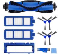 EATBALE Accessoires de Rechange aspirateur pour Eufy RoboVac G40 G40 Hybrid+ 4 brosses latérales 2 filtres 1 Brosse à Rouleau 1 Couvercle de Brosse Principale 1 Brosse de Nettoyage 1 Chiffon